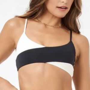 LSpace BNWT  High Tide Colorblock Bikini Top Medium